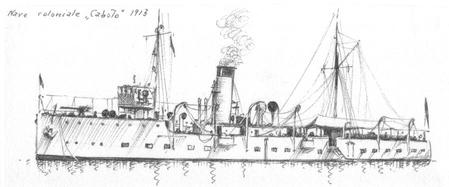 1913 - Nave coloniale 'Caboto'